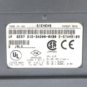 Simatic S7-200 CPU215-2 6ES7 215-2AD00-0XB0 E-Stand:03 GEB