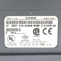 Simatic S7-200 CPU215-2 6ES7 215-2AD00-0XB0 E-Stand:03 GEB