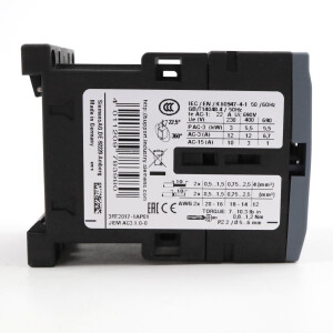 Siemens Leistungsschütz 3RT2017-1AP01 OVP