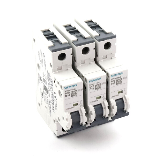 Siemens Leitungsschutzschalter 5SY4116-8 (3Stk.) GEB