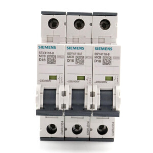 Siemens Leitungsschutzschalter 5SY4116-8 (3Stk.) GEB