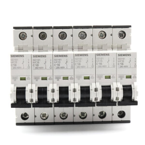 Siemens Leitungsschutzschalter 5SY6116-7 (6Stk.) GEB