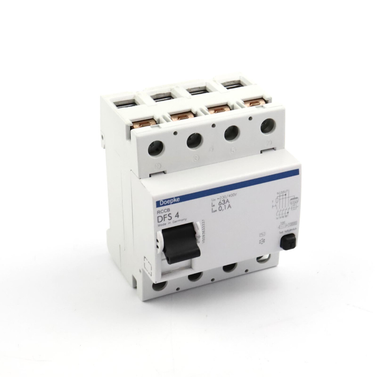 Doepke Fehlerstromschutzschalter DFS 4 063-4/0,10-AC 0914590