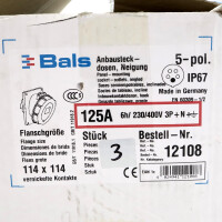 BALS Anbausteckdose Typ 12108 (3Stk.) OVP