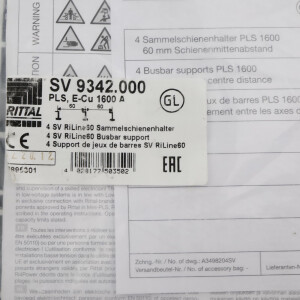 RITTAL Sammelschienenhalter SV 9342.000 (4Stk.) OVP