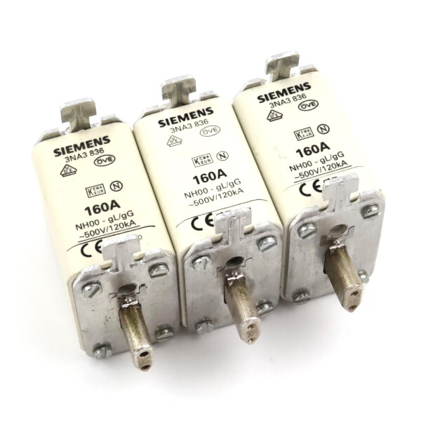 Siemens NH-Sicherungseinsatz 3NA3836 (3Stk.) GEB