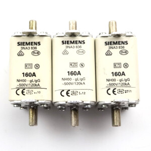 Siemens NH-Sicherungseinsatz 3NA3836 (3Stk.) GEB