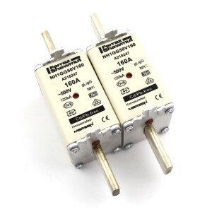 Ferraz-Shawmut Mersen Sicherungen NH1GG50V160 160A 500V (2Stk.) GEB