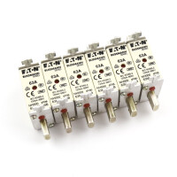 Eaton Bussmann NH-Sicherungseinsatz NH000 63NHG000B 63A 500V (6Stk.) GEB