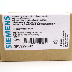 Siemens Phasentrennwände 3RV2928-1K (2Stk.) OVP