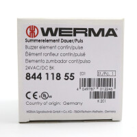WERMA Summerelement Dauer/Puls 844.118.55 schwarz OVP