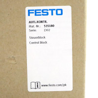 Festo Auflagenkontrolle Steuerblock 535180 OVP