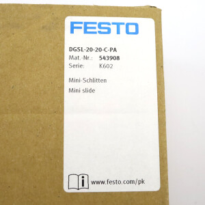 Festo Mini-Schlitten DGSL-20-20-C-PA 543908 OVP
