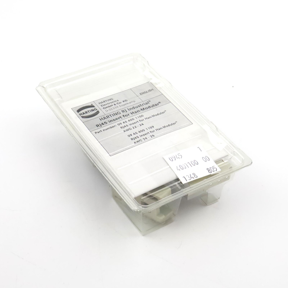 Harting RJ45-Einsatz Han-Modular RJ45 Cat5 Stvb.4p IDC 09 45