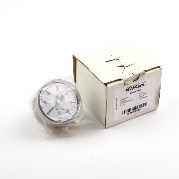 AirCom Kapselfedermanometer MA6302-B6 OVP