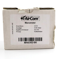 AirCom Kapselfedermanometer MA6302-B6 OVP