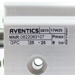 Aventics Führungszylinder 0822063107 GEB