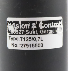 Vision & Control Vicotar Telezentrisches Objektiv T125/0.7L GEB