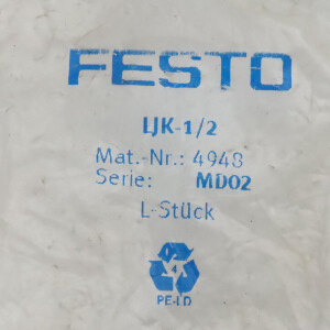 Festo L-Verschraubung LJK-1/2 4948 OVP