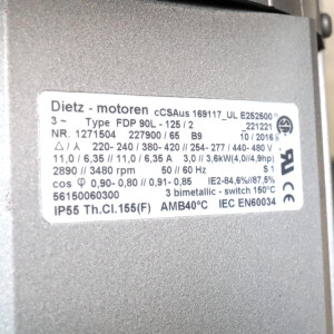 eurotech Seitenkanalverdichter BSKV-SV.300.1.006 B010048 330m³/h NOV