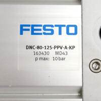 Festo Normzylinder DNC-80-125-PPV-A-KP 163430 GEB