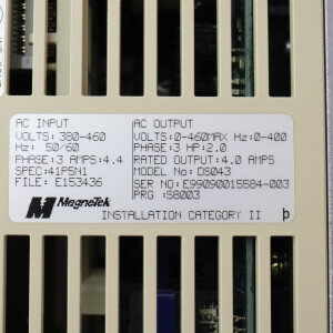 Magnetek AC Drive GPD333 DS043 2HP 4.0AMPS GEB