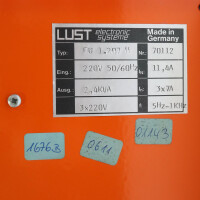 LUST Frequenzumrichter FU1.200 FU1.207H 2,4KVA GEB