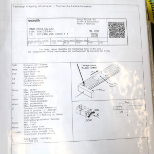 Rexroth Schienenführungstisch TKK-225-AL-1 R055733329 NOV