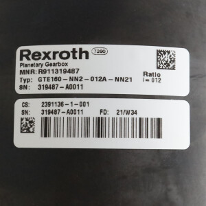 Rexroth Planetengetriebe GTE160-NN2-012A-NN21 R911319487 i=12:1 OVP