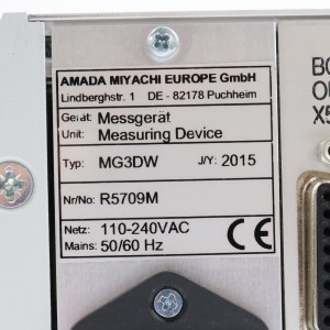 Amada Miyachi Schweißmonitor MG3DW GEB