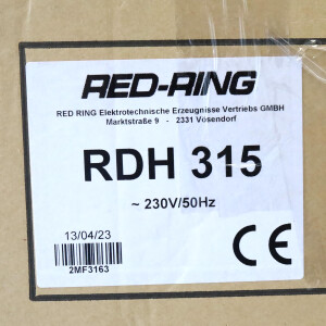 RED-RING Dachventilator RDH 315 230V 50Hz OVP