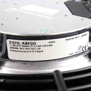 ZIEHL-ABEGG Axialventilator FN025-6IH.0B.V7 140045 200-277V 50/60Hz OVP