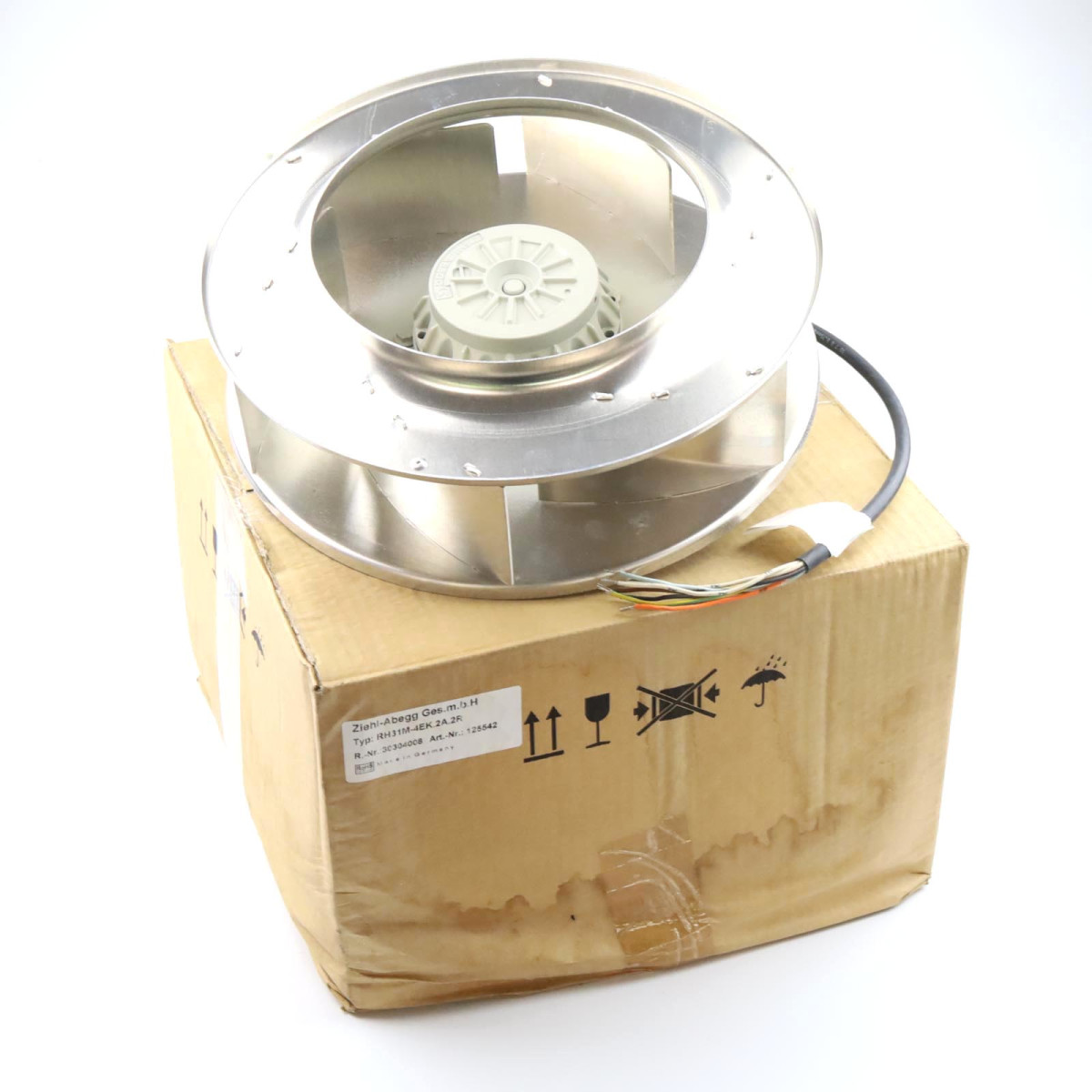 ZIEHL-ABEGG Radialventilator RH31M-4EK.2A.2R 125542 230V 50H