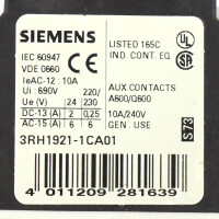 Siemens Hilfschalterblock 3RH1921-1CA01 (7Stk.) GEB