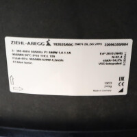 ZIEHL-ABEGG Axialventilator ZN071-ZILDG.V7P3 182025/60C 380/480V 50/60Hz NOV