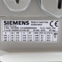 Siemens Niederspannungsmotor 1LE1002-0BB22-2AB4 NOV