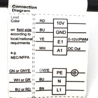 ZIEHL-ABEGG Radialventilator GR19V-4IP.Z8.AR 178087 200-240V 50/60Hz NOV