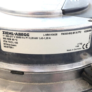 ZIEHL-ABEGG Axialventilator FN050-6IQ.BF.A7P2 200-277V NOV