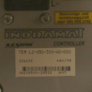INDRAMAT AC Servo Controller TDM 1.2-050-300-W1-000 OVP