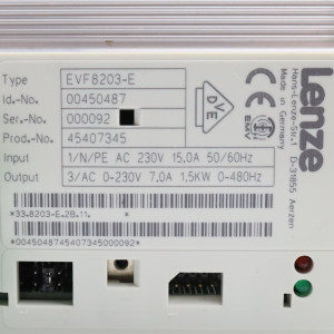 Lenze Frequenzumrichter EVF8203-E ID 00450487 1,5kW GEB