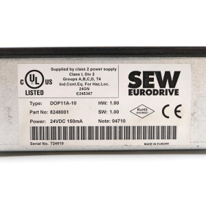 SEW Bedienterminal DOP11A-10 8248001 GEB
