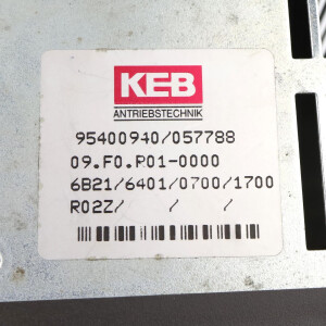 KEB Frequenzumrichter Combivert 09.F0.R01-0000 GEB