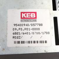 KEB Frequenzumrichter Combivert 09.F0.R01-0000 GEB