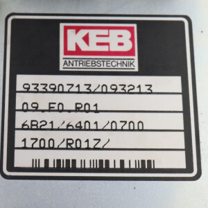 KEB Frequenzumrichter Combivert 09.F0.R01 GEB
