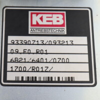 KEB Frequenzumrichter Combivert 09.F0.R01 GEB