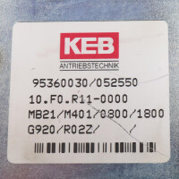 KEB Frequenzumrichter Combivert 10.F0.R11-0000 GEB