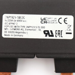 Siemens 3 Phasen Sammelschiene 3NP1923-1BF20 GEB