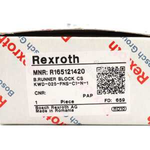 Rexroth Kugelwagen KWD-025-FNS-C1-N-1 R165121420 OVP