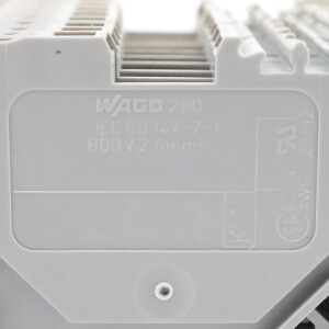 WAGO 3-Leiter-Durchgangsklemme 280-681 (100Stk.) GEB