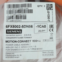 Siemens Leistungsleitung 6FX8002-5DN56-1CA0 OVP